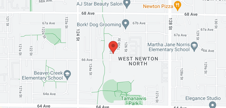 map of 12562 66A AVENUE